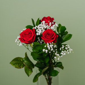 Ruusukimppu punainen